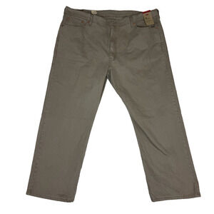 Levi's Men's 505 Straight Fit Stretch Jeans Sz 46x30 Tan Beige Desert Taupe NWT